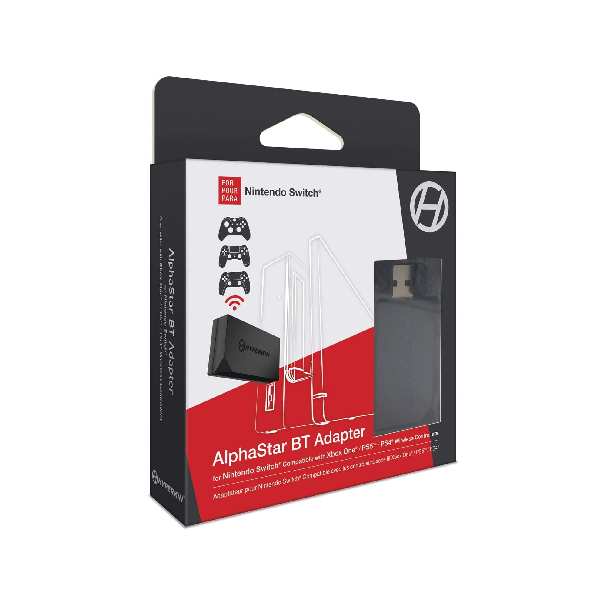 Alphastar Adapter For SWITCH - Compatible with Xbox One/PS4 Wireless Controllers Alphastar Adapter For SWITCH - Compatible with Xbox One/PS4 Wireless Controllers